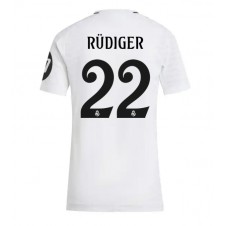 Real Madrid Antonio Rudiger #22 Hjemmedrakt Kvinner 2024-25 Kortermet